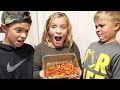 Sister makes Dinner for Brothers and they HAVE TO EAT IT!