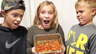 Sister makes Dinner for Brothers and they HAVE TO EAT IT!