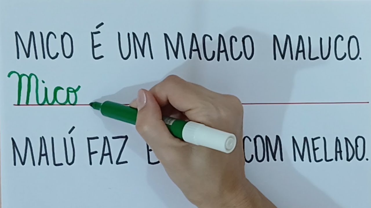 Aprendendo a Ler e escrever  - Letra Cursiva - Aula 57º - Leitura de Frases - EJA - Alfabetização
