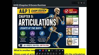 Chapter 9: Articulations Exam Review 