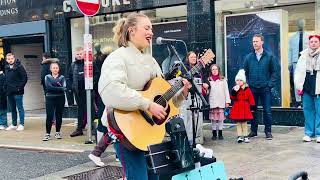 Incredible Voice In Grafton Street Performed By Allie Sherlock Singing Creep