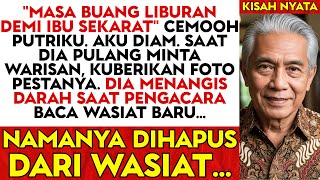 Istriku Sekarat, Putriku Asyik PESTA Di Bali. Saat Dia Minta Warisan Rp3 M, Kutunjukkan Foto Ini…