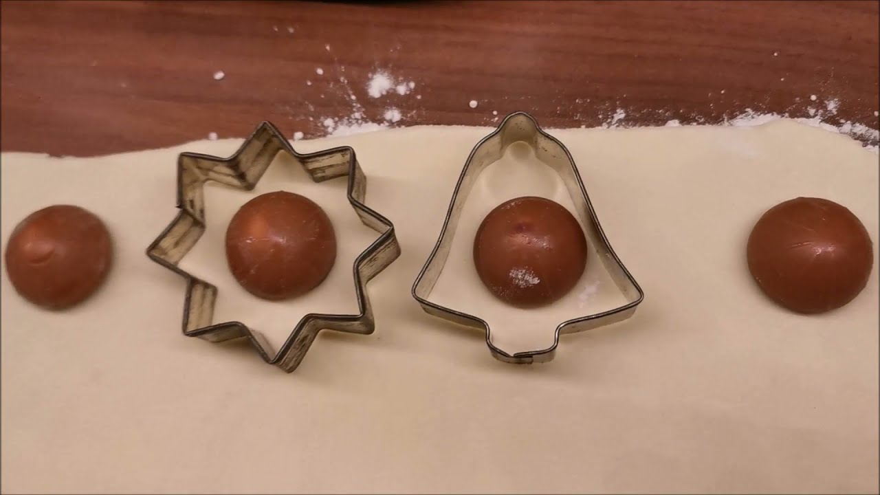 Blätterteiggebäck zu Weihnachten