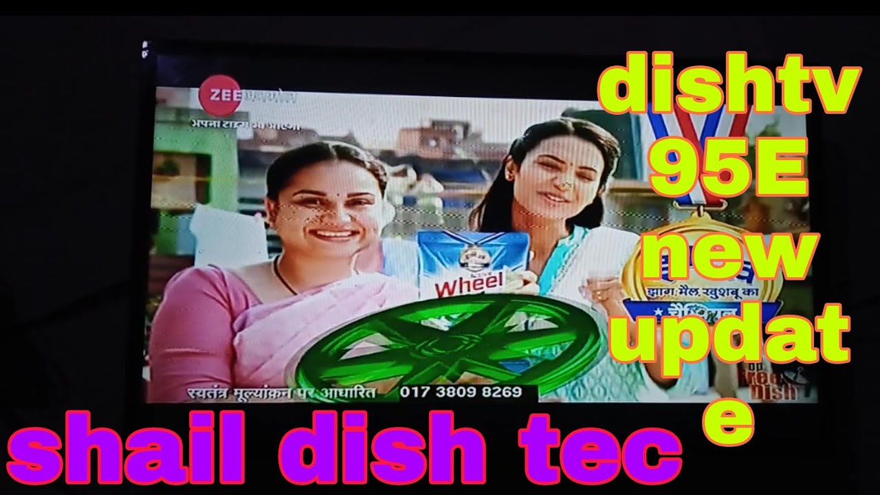 dishtv 95E.new update and channel list.with cline