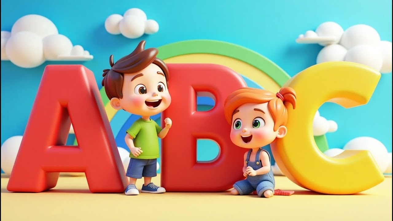ABC Song with Colorful Animation | Sing Along Alphabet!#abcsong - YouTube
