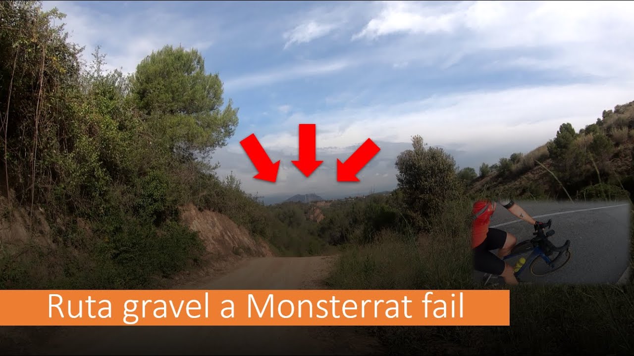 🚵‍♂Ruta gravel a Montserrat fail 🚵‍♂ 🚵‍♂Entrenamiento Pedals de Foc
