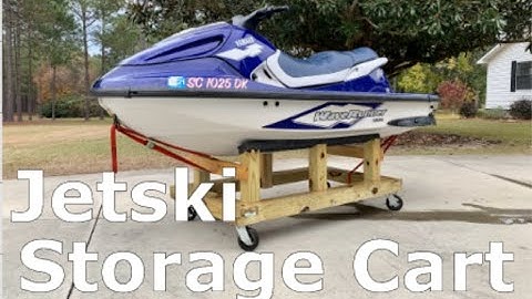 Jetski Storage Cart