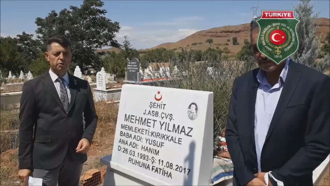 ŞEHİDİMİZ J.ASB ÇVŞ MEHMET YILMAZ KARDEŞİMİZ AYVATLI KÖYÜ MEZARLIĞINDAKABRİ BAŞINDA ANILDI(ÖZGEÇMİŞİ