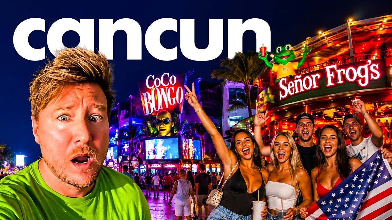 BRIT Tries CANCUN NIGHTLIFE for the First Time! 🇬🇧🇲🇽
