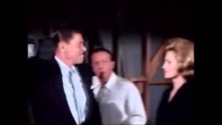 Ronald Reagan brutally beats woman
