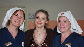 Посетила госпиталь в Горловке.