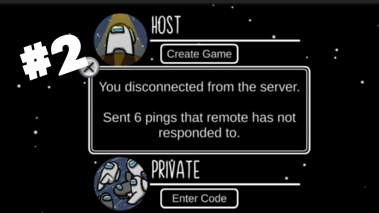 you disconnected from the server