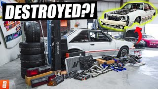 Buying a Mustang GT & Building It On the Road in 7 Days  PART 2! (gone too far...)