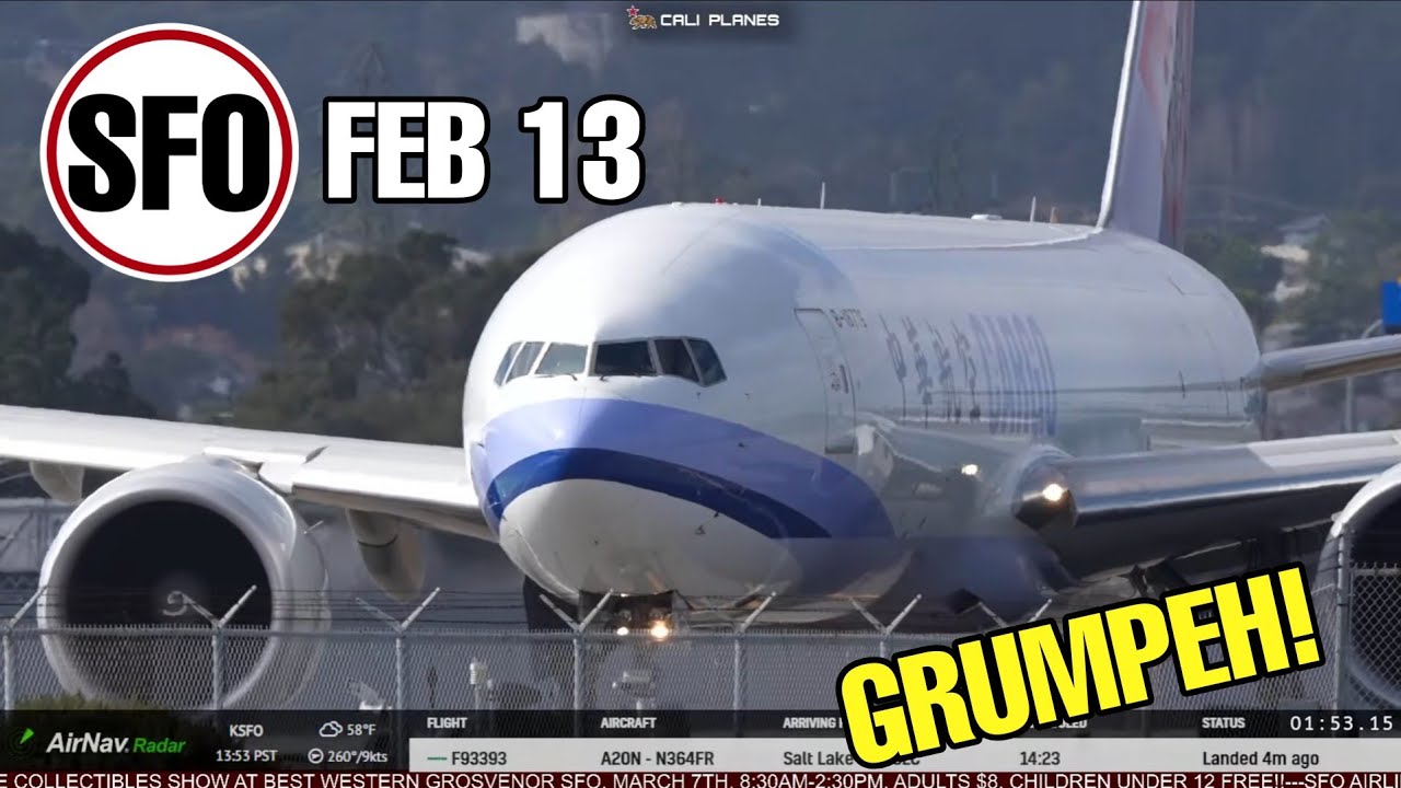 KSFO LIVE | FEB 13 , 2026 | SAN FRANCISCO INT AIRPORT  LIVE STREAM WEBCAM IRL