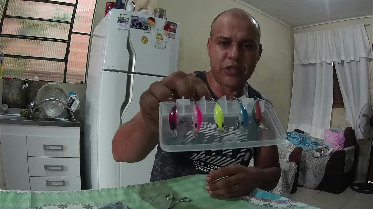 Mini iscas para saicangas e jacundas