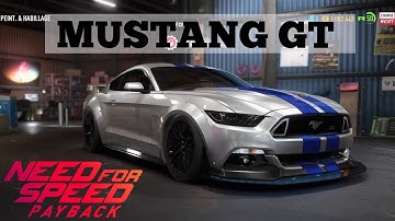 NFS PAYBACK - Ford Mustang GT - CUSTOMIZATION /