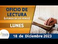 Oficio de Lectura de hoy Lunes 18 Diciembre de 2023 l Padre Carlos Yepes l Católica l Dios