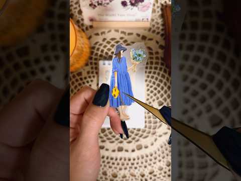 ASMR｜ミニコラージュ🪻 #shorts #scrapbooking