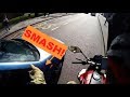 BIKER SMASHES MIRRORS | MOTORCYCLE ROAD RAGE COMPILATION 2017