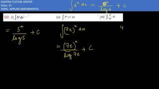 2 Integrate I 5x Ii 7x Ex Iii 4x9x