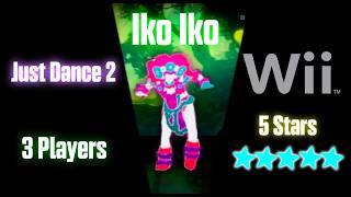 Just Dance 2 Wii - Iko Iko (3 Players 5 Stars)