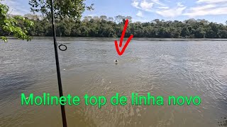 pescando a tarde na ceva pesquei um pacu saltador 