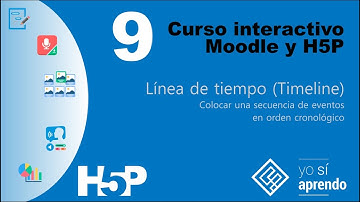 Curso más dinámico dentro de Moodle usando H5P. Línea de tiempo (Timeline)