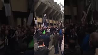 Nufc Fans Singing For Christian Atsu