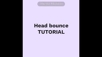 Alightmotion Tutorial / Hair and head bounce #edit #alightmotion #tweening #tutorial #tutorials