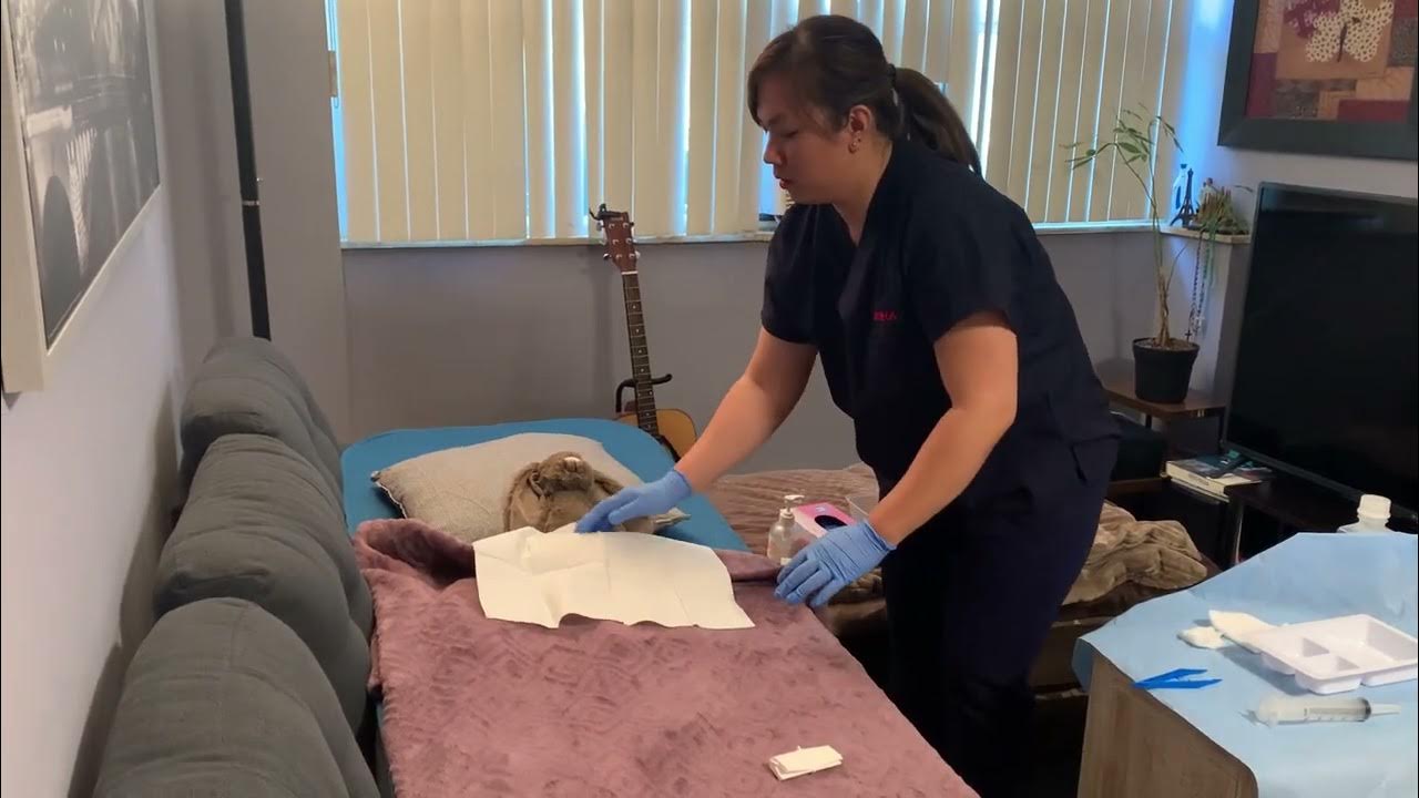 PNL 210 Wound irrigation and Wound dressing change practice YouTube