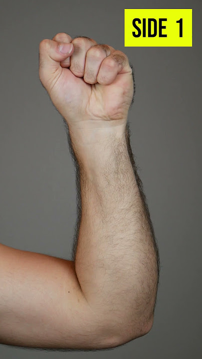 Clenching of the fist