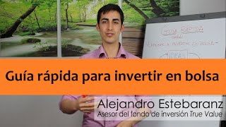 Guía rápida para aprender a invertir en bolsa