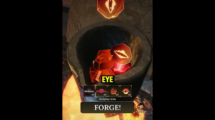 How To Make The Best Weapon in The Forge #roblox #theforge