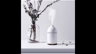 300ML Aromatherapy Diffuser USB Ultrasonic Air Humidifier Aroma Essential Oil Diffuser with LED