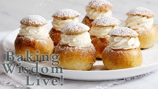 How to Make Swedish Semlor Buns! | LIVESTREAM w/ Anna Olson