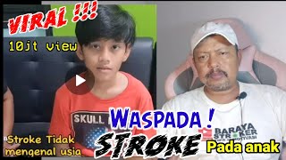 Viral Anak Berusia 15 Tahun Sudah Terkena Stroke