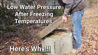 no or low water pressure from well pump. pressure switch won't cut off? learn why!