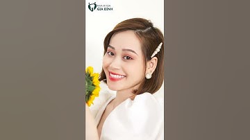 #shorts  Nụ cười rạng rỡ sau khi thẩm mỹ răng sứ