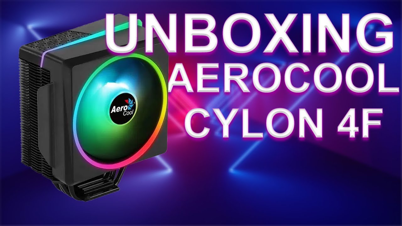 DISIPADOR POR AIRE CON RGB - AEROCOOL CYLON 4F - YouTube