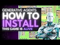 How To Install A Fully Autonomous NPC Simulation! - Google's Ai Agents Powered By ChatGPT!