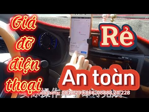Video Giá đỡ điện thoại ô tô kẹo cửa gió điều hoà siêu rẻ... - youtube