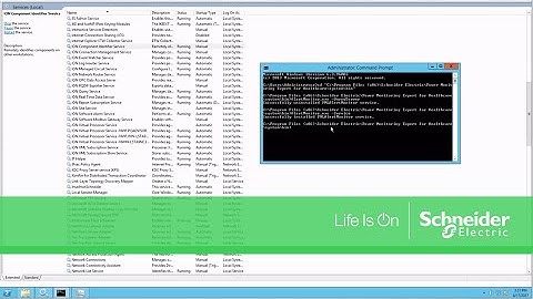 Adding & Removing ION Services in EcoStruxure™ Power Monitoring Expert | Schneider Electric Support