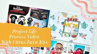 Project Life Process Video Using the Life In Motion Digital Collection from Citrus Twist Kits