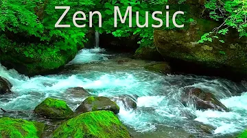 Calming Nature Music to Meditate 🍃 Peaceful Wooden Flute and  Water Forest Sounds - Meditation