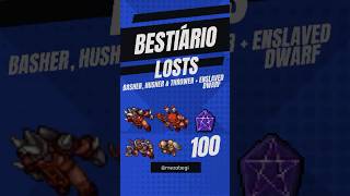 BESTIÁRIO: Enslaved Dwarf, Lost Husher, Lost Basher, Lost Thrower.