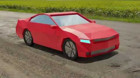 Blender Car Timelapse