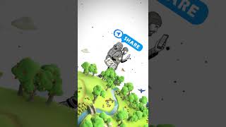🤯🌎 Character animation in #aftereffects #photoshop #premierepro #shorts #fyp #3danimation 🚀 #vfx