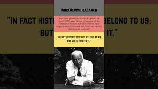Hans Georg Gadamer quotes ✨ #quotes#daily#dailyquotes#hansgeorggadamer#philosopher#philosophy
