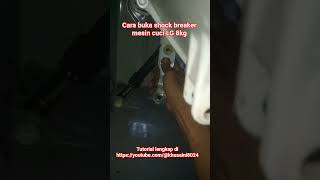 cara Buka shock breaker mesin cuci LG 8kg#tutorial #service #mesincuci #janganlupasubscribe