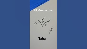 Taha name video | viralvideo | creativesignatures | bestnames